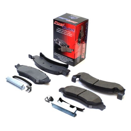 Centric Parts Posi-Quiet Semi Met Pads, 104.00501 104.00501